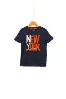 tėjiniai marškinėliai new york Tommy Hilfiger tamsiai mėlyna