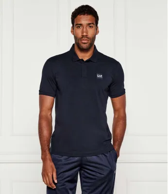 Polo marškinėliai EA7 | Tamsiai mėlyna Slim Fit 7M000901 AF10373