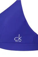 maudymosi kostiumėlio viršutinė dalis Calvin Klein Swimwear tamsiai mėlyna