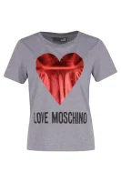 tėjiniai marškinėliai | regular fit Love Moschino pilka