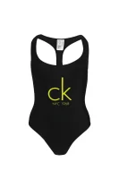 maudymosi kostiumėlis cheeky racer Calvin Klein Swimwear juoda