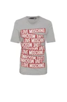tėjiniai marškinėliai Love Moschino pilka