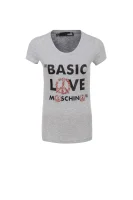 tėjiniai marškinėliai Love Moschino pilka