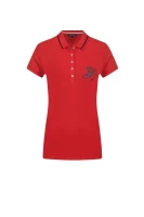 polo marškinėliai new chiara | slim fit Tommy Hilfiger raudona