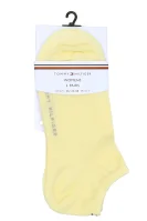 Čarape 2-pack Tommy Hilfiger geltona