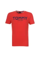tėjiniai marškinėliai ame logo cn Tommy Hilfiger raudona