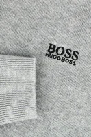 megztinis | regular fit BOSS Kidswear pilka