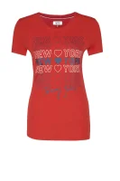 tėjiniai marškinėliai tjw new york tee | regular fit Tommy Jeans raudona