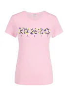 tėjiniai marškinėliai jackie flowers | slim fit Kenzo rožinė