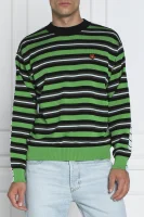 vilnonis megztinis | regular fit Kenzo žalia