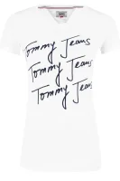 tėjiniai marškinėliai clean | slim fit Tommy Jeans balta
