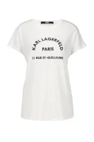 tėjiniai marškinėliai | loose fit Karl Lagerfeld balta