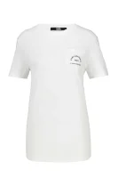 tėjiniai marškinėliai logo pocket | regular fit Karl Lagerfeld balta