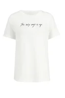 tėjiniai marškinėliai elietta | regular fit BOSS BLACK balta