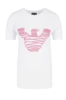 tėjiniai marškinėliai | regular fit | regular fit Emporio Armani balta