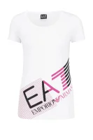 tėjiniai marškinėliai | slim fit EA7 balta