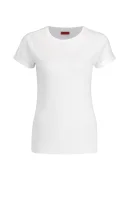 tėjiniai marškinėliai denna | regular fit HUGO balta