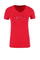 tėjiniai marškinėliai | slim fit GUESS raudona